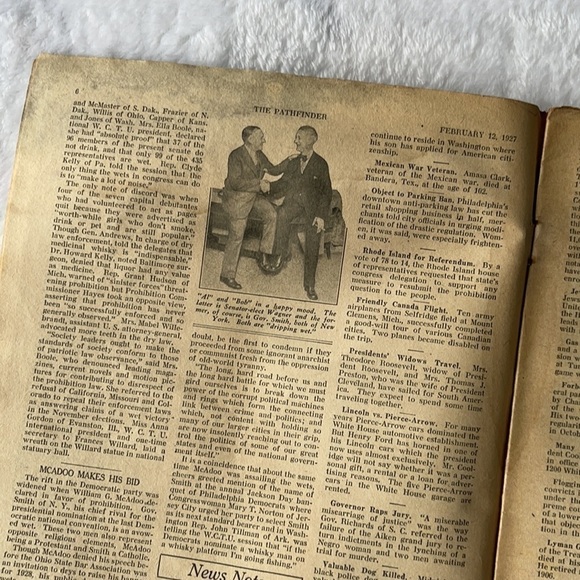 VINTAGE 100 Year Old Newspaper “The Pathfinder” Newspaper February 12, 1… - Picture 6 of 12